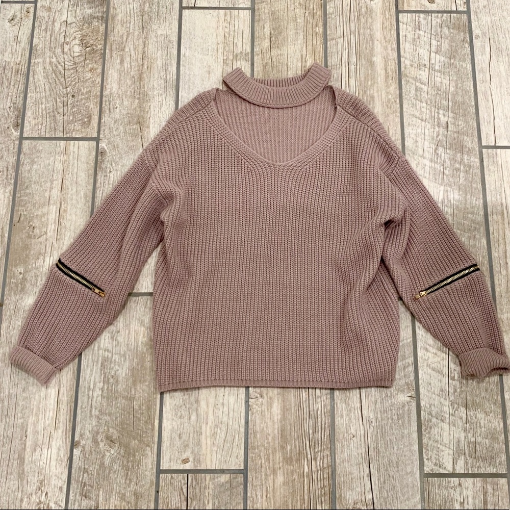 Zipper sweater